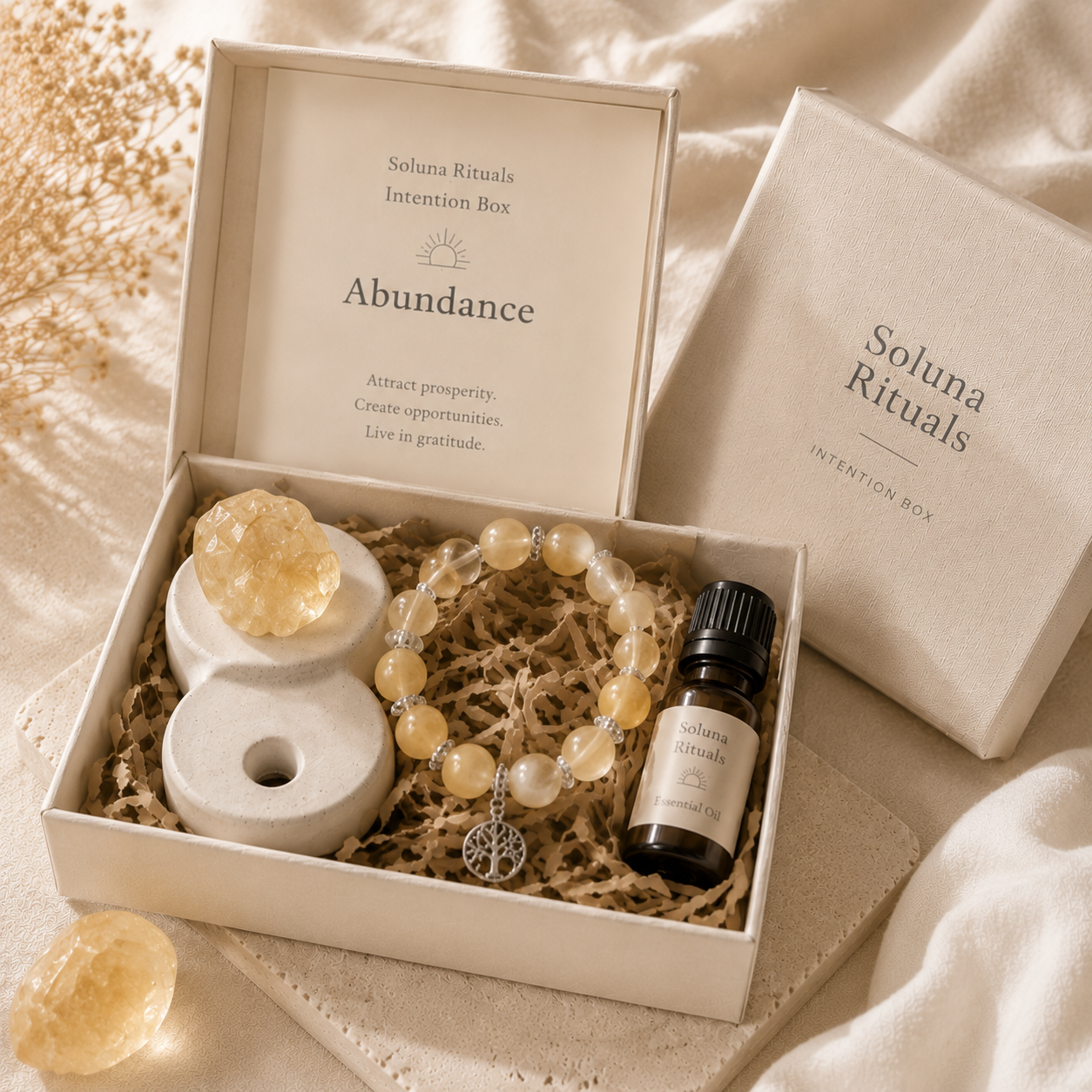 "Abundance" Intention Box
