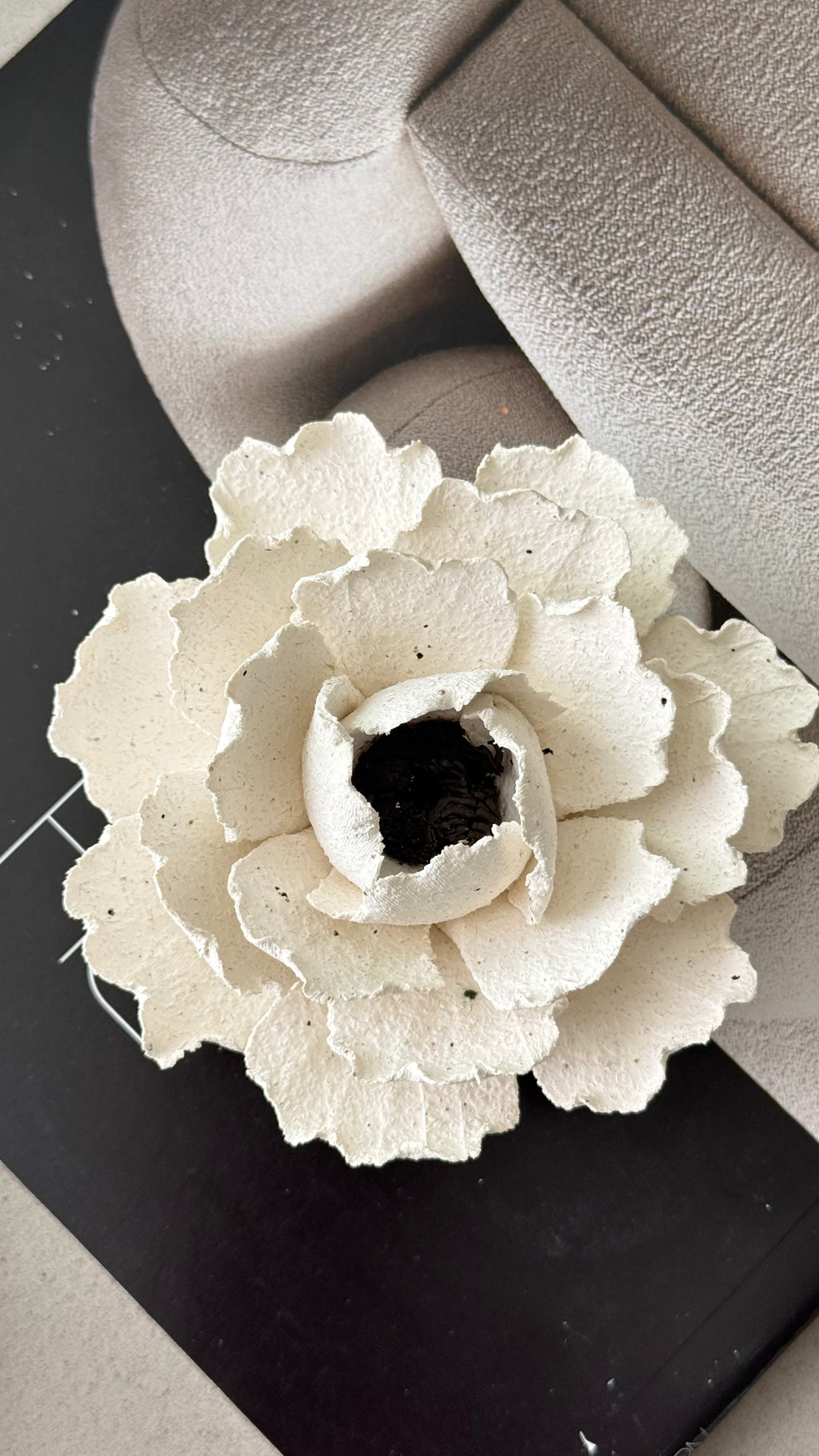 Blossom Dynasty | Handcrafted Peony Ceramic Incense Holder Set with Botanical Incense Sticks