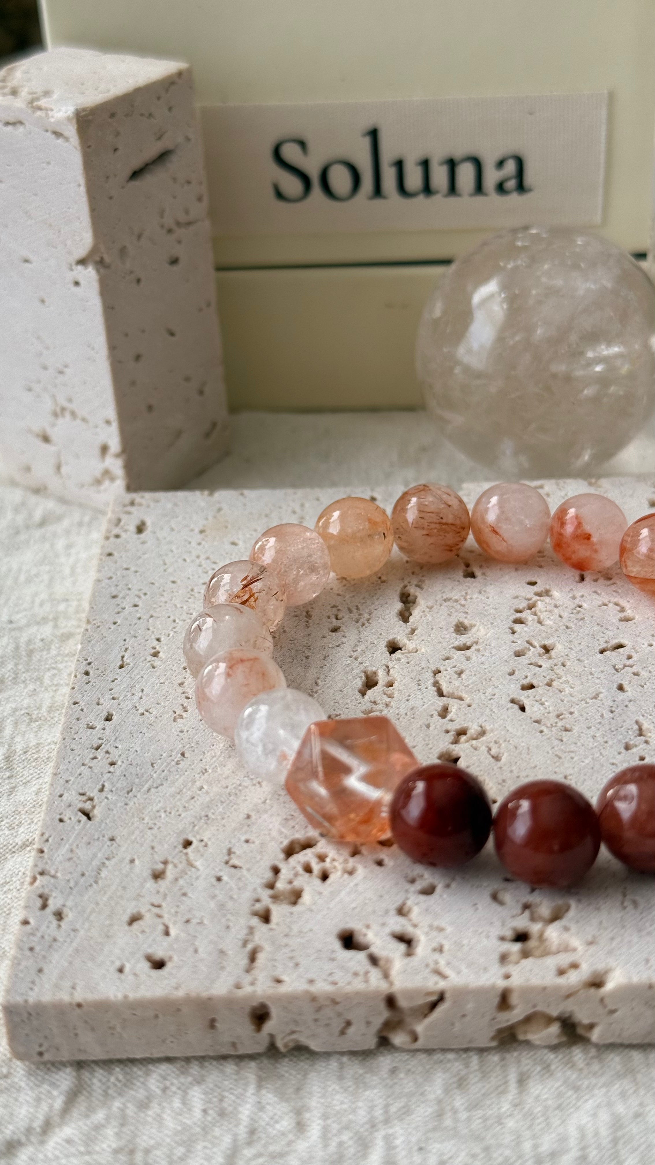 Fortunata | 12–14mm Black-Gold Super Seven & Citrine Prosperity Bracelet (Copy)