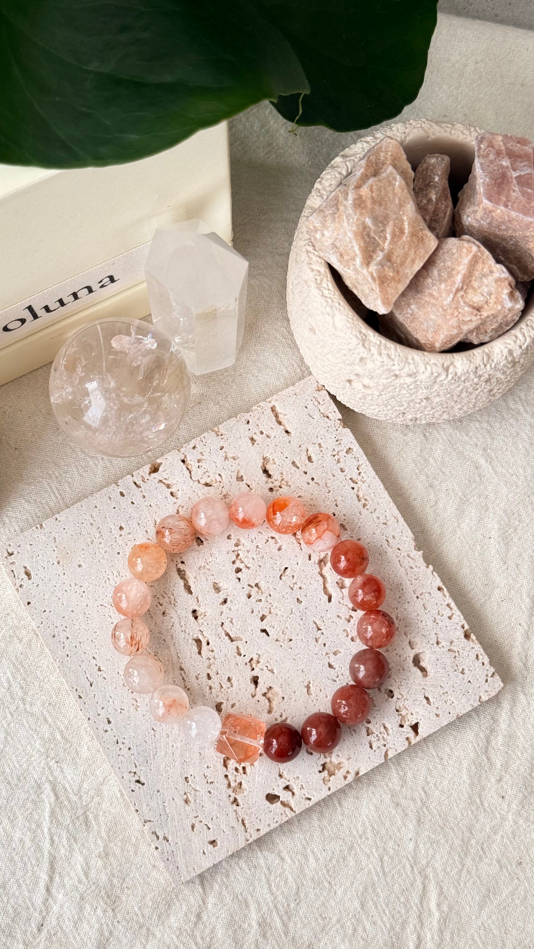Fortunata | 12–14mm Black-Gold Super Seven & Citrine Prosperity Bracelet (Copy)