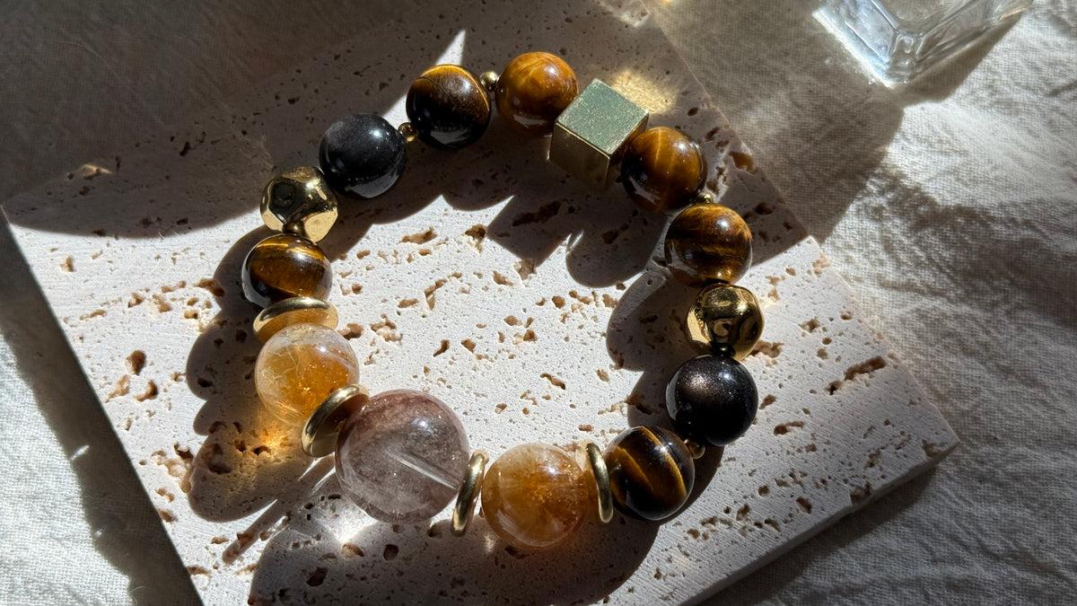 Solaris | One-of-a-Kind Abundance Energy Crystal Bracelet