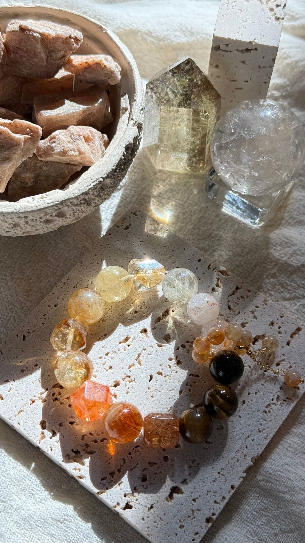 Opulent Aura | One-of-a-Kind Real Crystal Wealth Bracelet