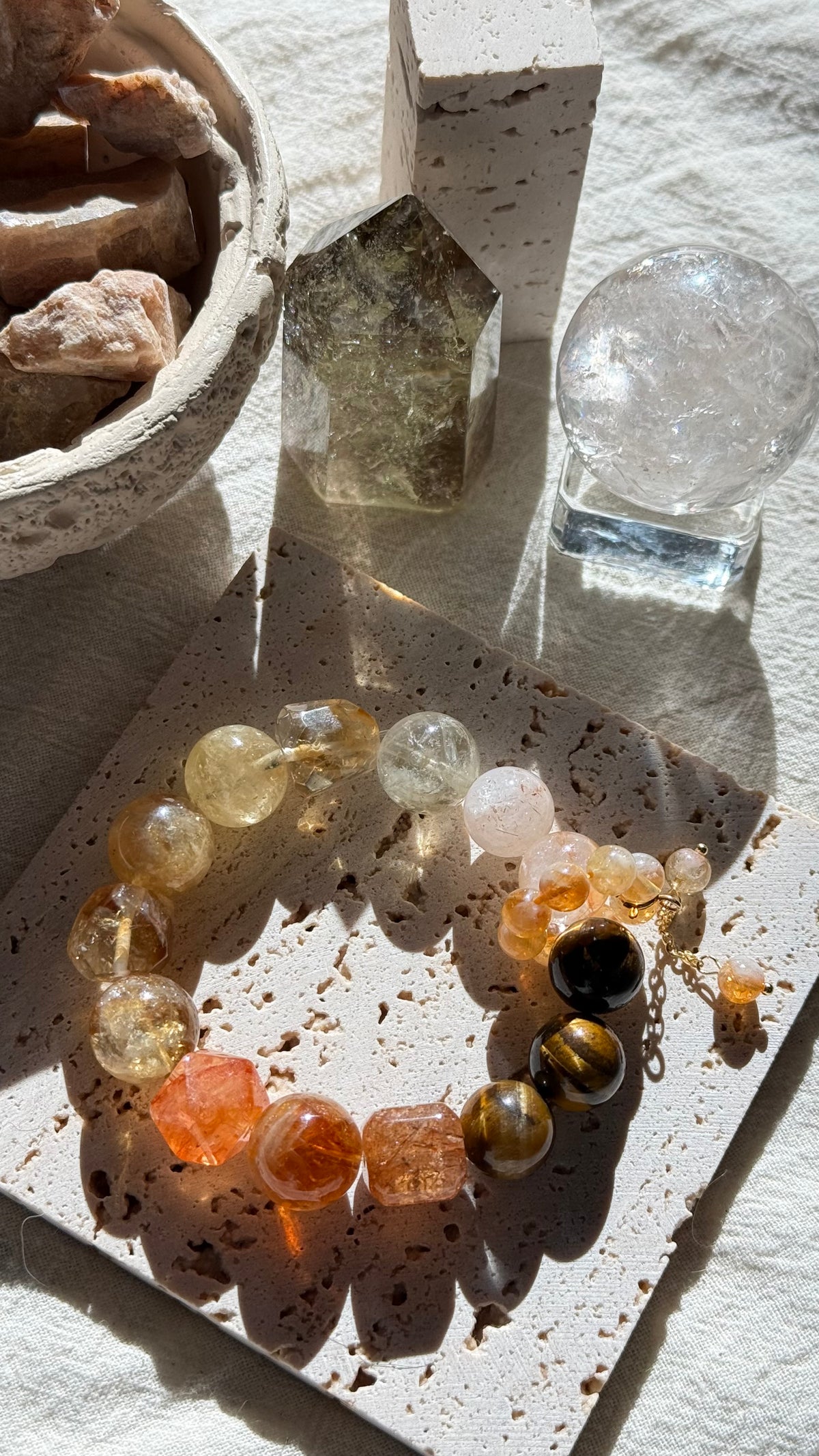 Opulent Aura | One-of-a-Kind Real Crystal Wealth Bracelet