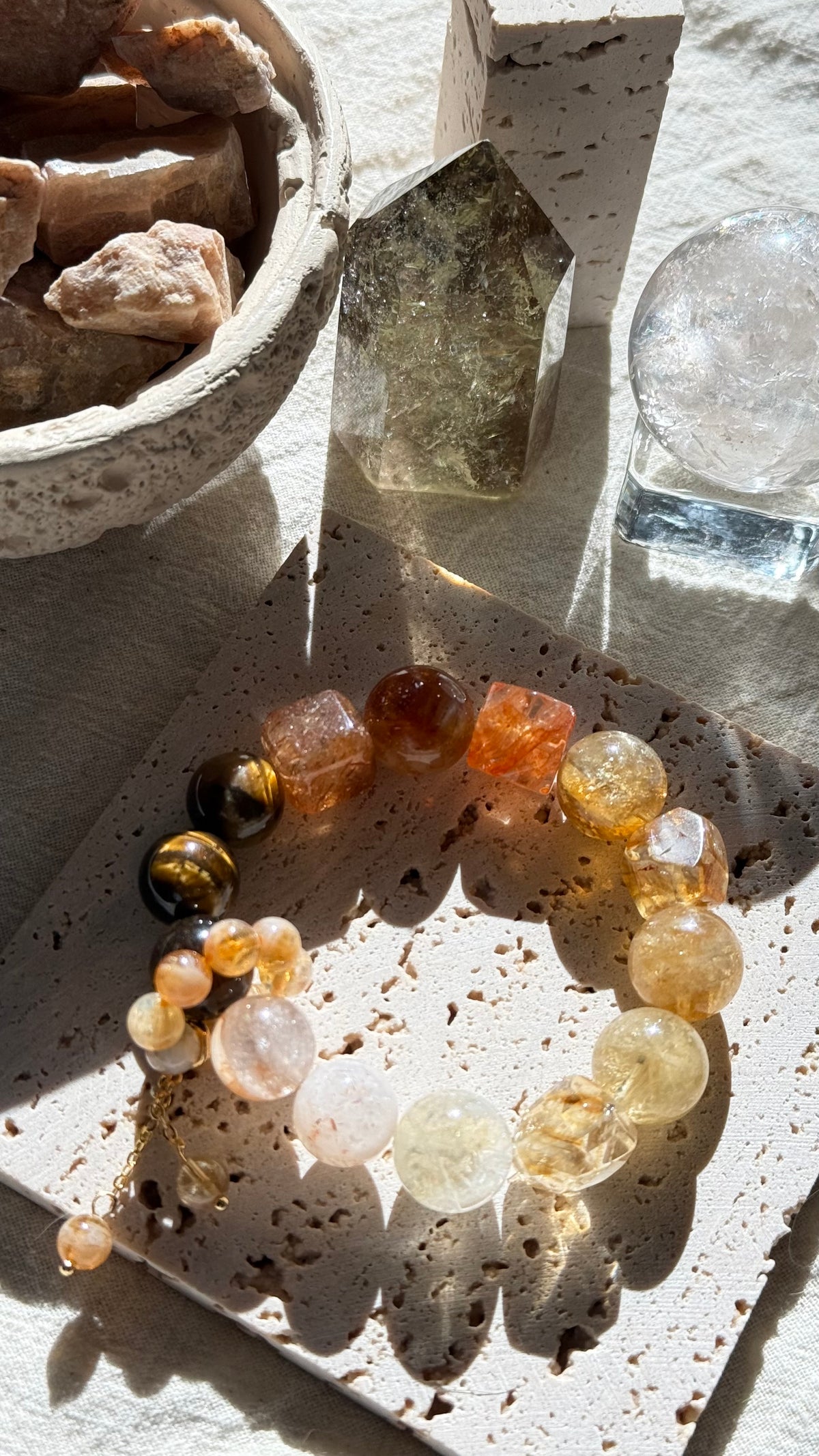 Opulent Aura | One-of-a-Kind Real Crystal Wealth Bracelet