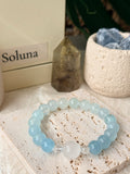Tides | 12mm Blue Moonstone & Gradient Aquamarine Bracelet