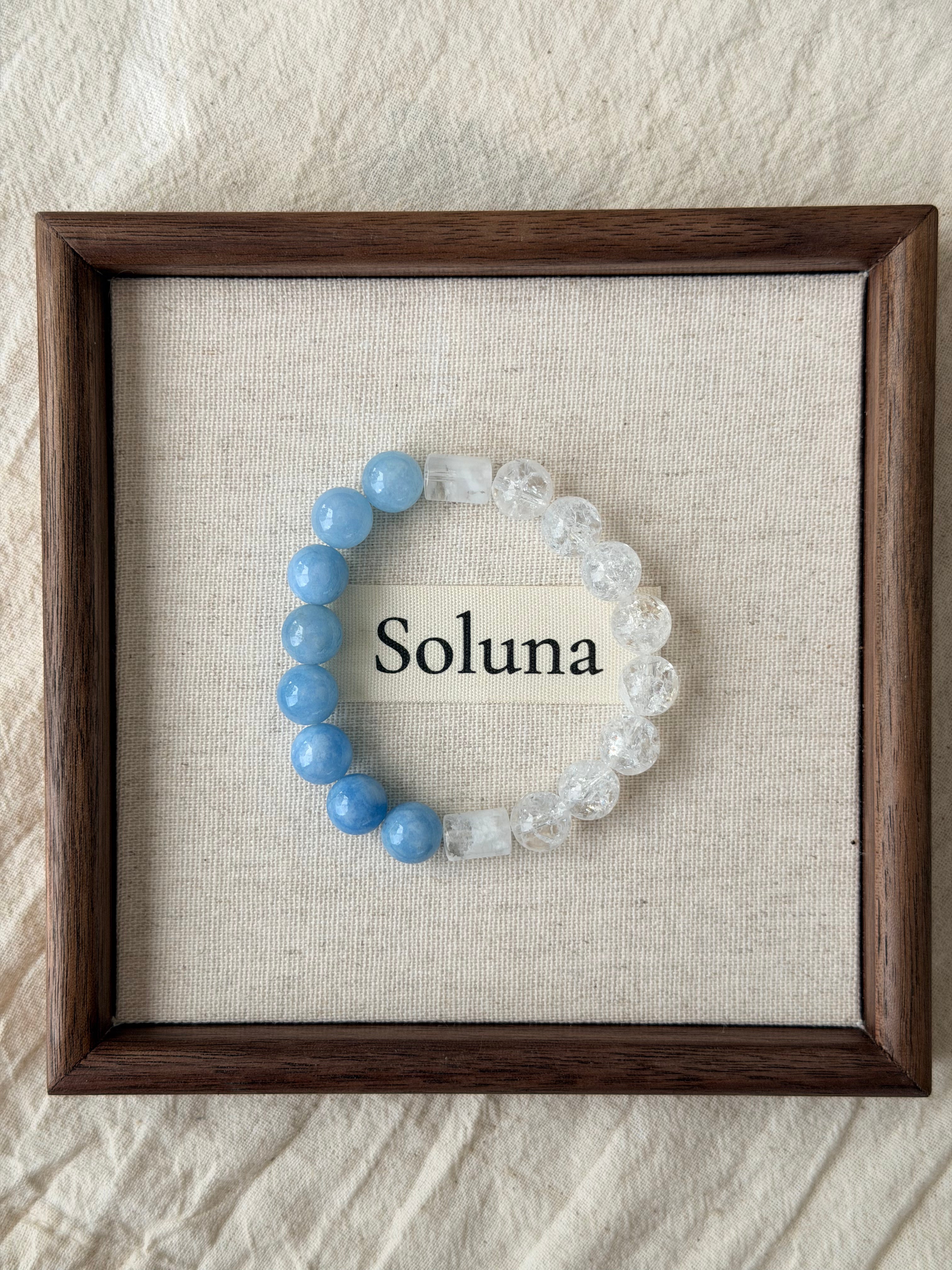 Ocean White | 12mm White Phantom Quartz & White Azeztulite Quartz Bracelet