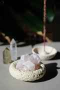 Abundance | Concrete Plate Diffuser Set with Raw Crystals & Essential Oil