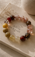 "Solar Prosperity" Citrine & Pyrite Bracelet